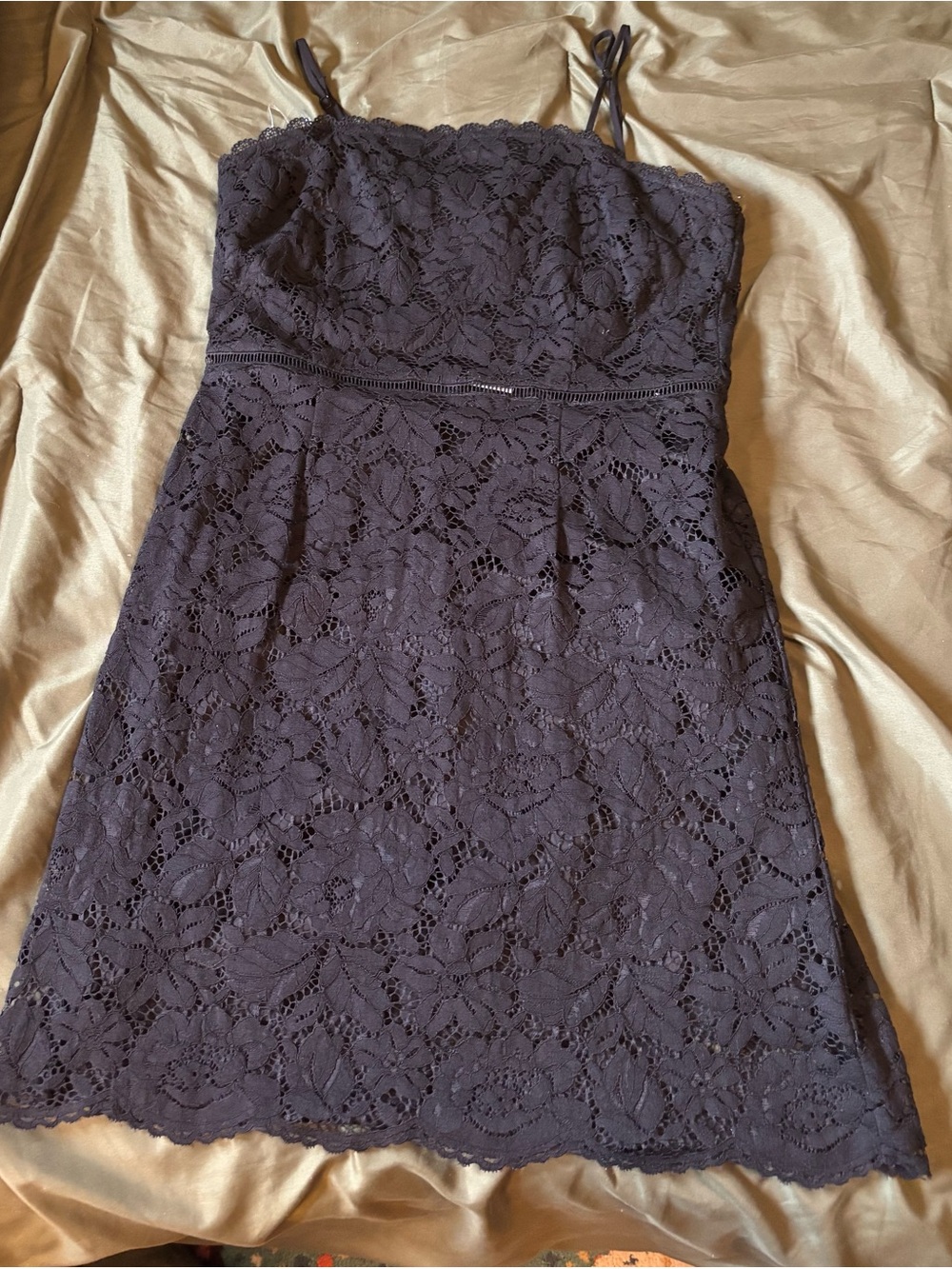 Willow and Root black lace babydoll dress NWT Size XL